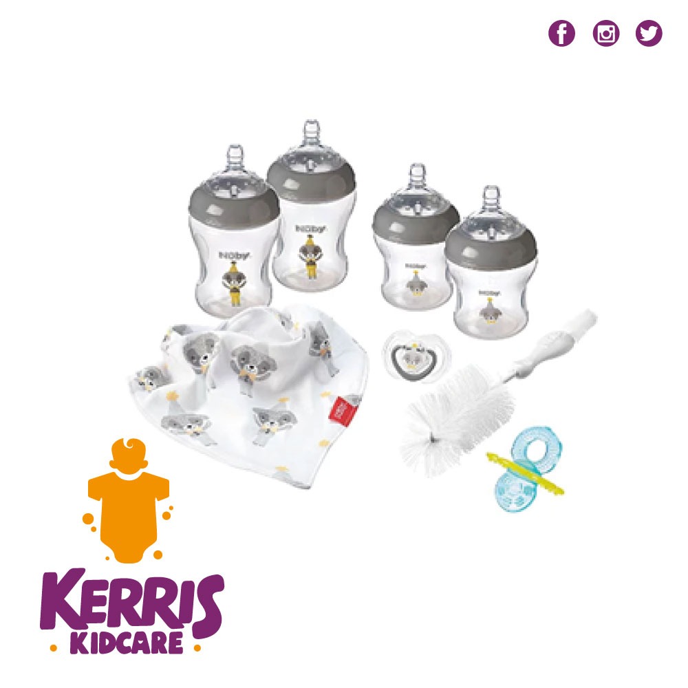 Newborn Nuby Bottle Starter Set